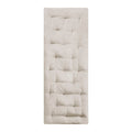 poly chenille lounge floor pillow cushion Ivory ivory - polyester