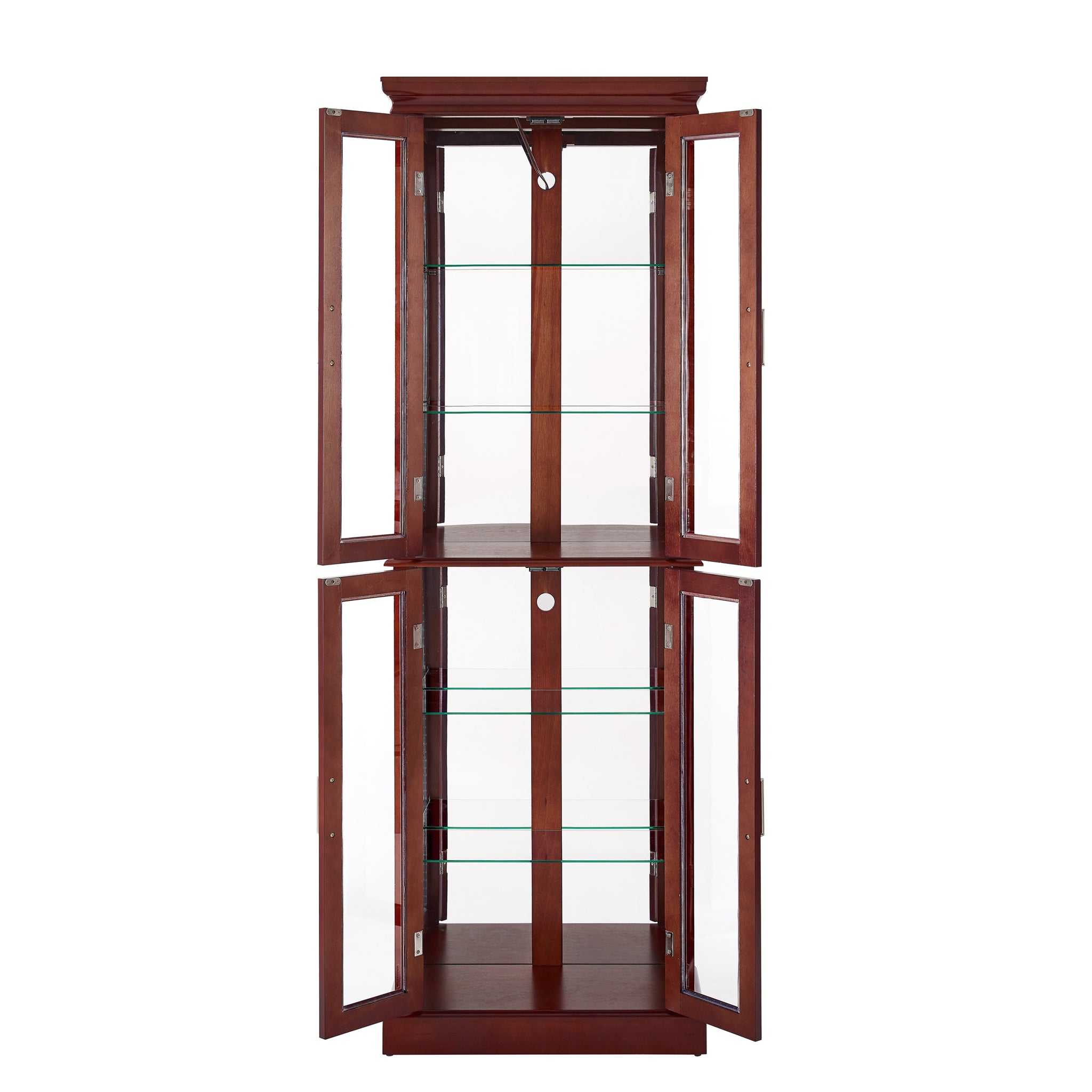 Curio Cabinet Lighted Curio Diapaly Cabinet with