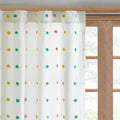 Cotton Jacquard Pom Pom Curtain Panel Only 1 Pc Panel Multi Cotton