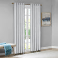 Room Darkening Poly Velvet Rod Pocket Back Tab Curtain Panel Pair 2 Pcs Window Panels Light Grey Polyester