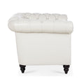 1 Seater Sofa For Living Room White Pu