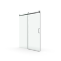 56 To 60 In. W X 76 In. H Sliding Frameless Soft Close Shower Door With Premium 3 8 Inch 10Mm Thick Tampered Glass In Brushed Nickel 22D01 60Bn Brushed Nickel Tempered Glass