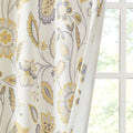 Jacquard Printed Room Darkening Curtain Panel Only 1 Pc Panel Multicolor Polyester