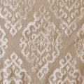 Knitted Jacquard Da Total Blackout Grommet Top Curtain Panel Only 1 Pc Panel Champagne Polyester