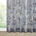 Printed Floral Twist Tab Top Voile Sheer Curtain Only 1 Pc Panel Multicolor Polyester