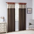 Embroidered Curtain Panel Spice Polyester