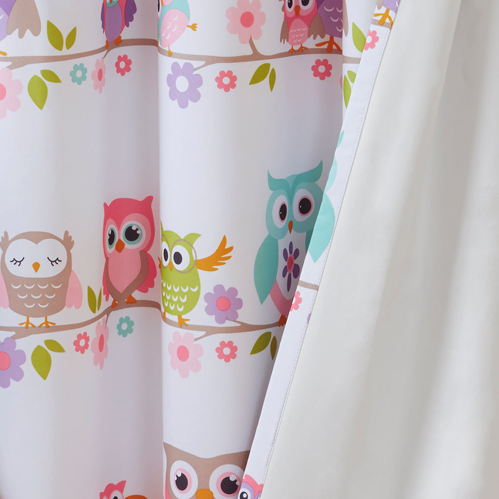 Owl Printed Blackout Curtain Panel Only 1 Pc Panel Multi Polyester