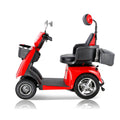 Fastest Mobility Scooter With Four Wheels For Adults & Seniors, Red 800W Red Abs Pc