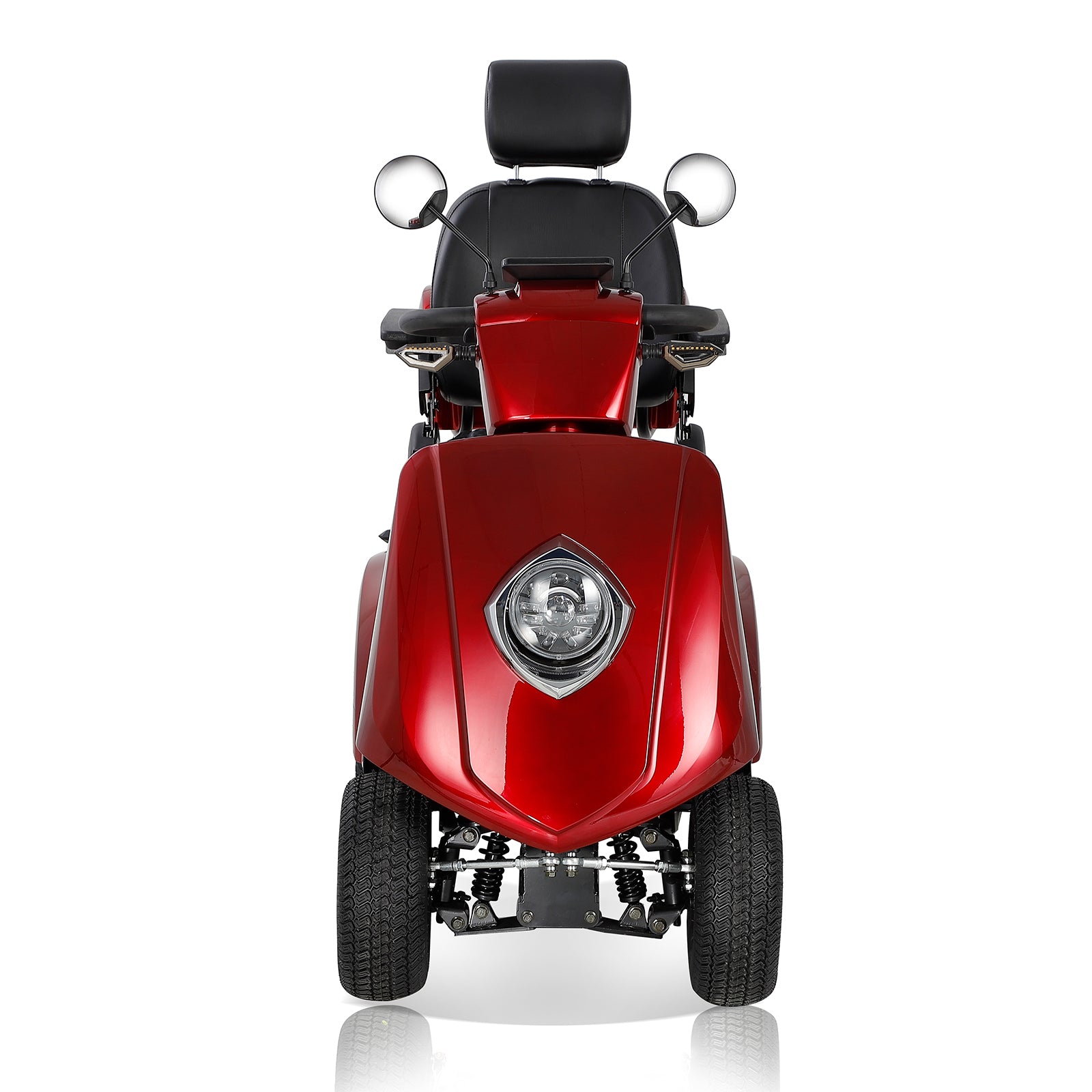 Fastest Mobility Scooter With Four Wheels For Adults & Seniors, Red 800W Red Abs Pc