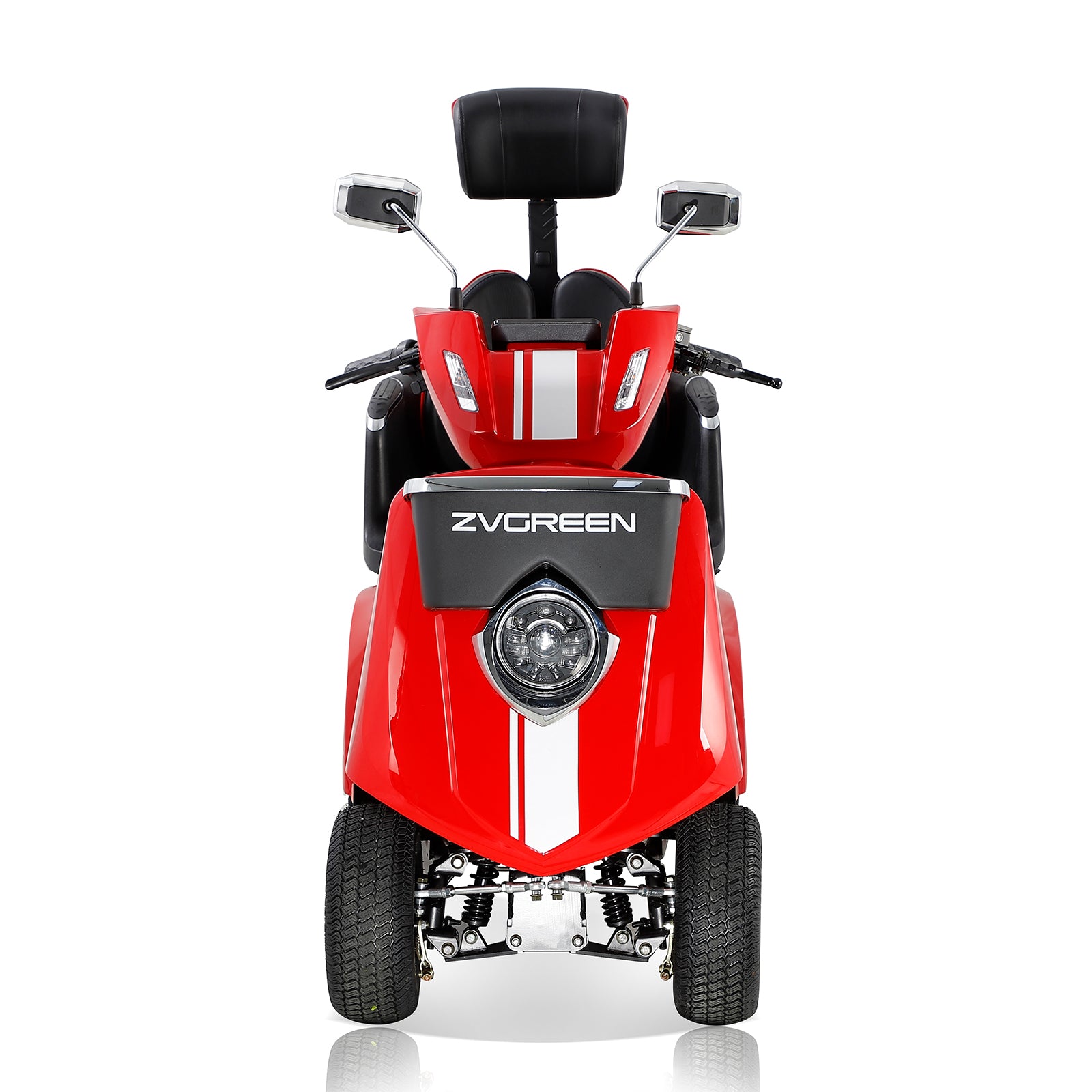 Fastest Mobility Scooter With Four Wheels For Adults & Seniors, Red 800W Red Abs Pc