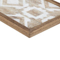 Two tone Geometric 3 piece Wood Wall Decor Set