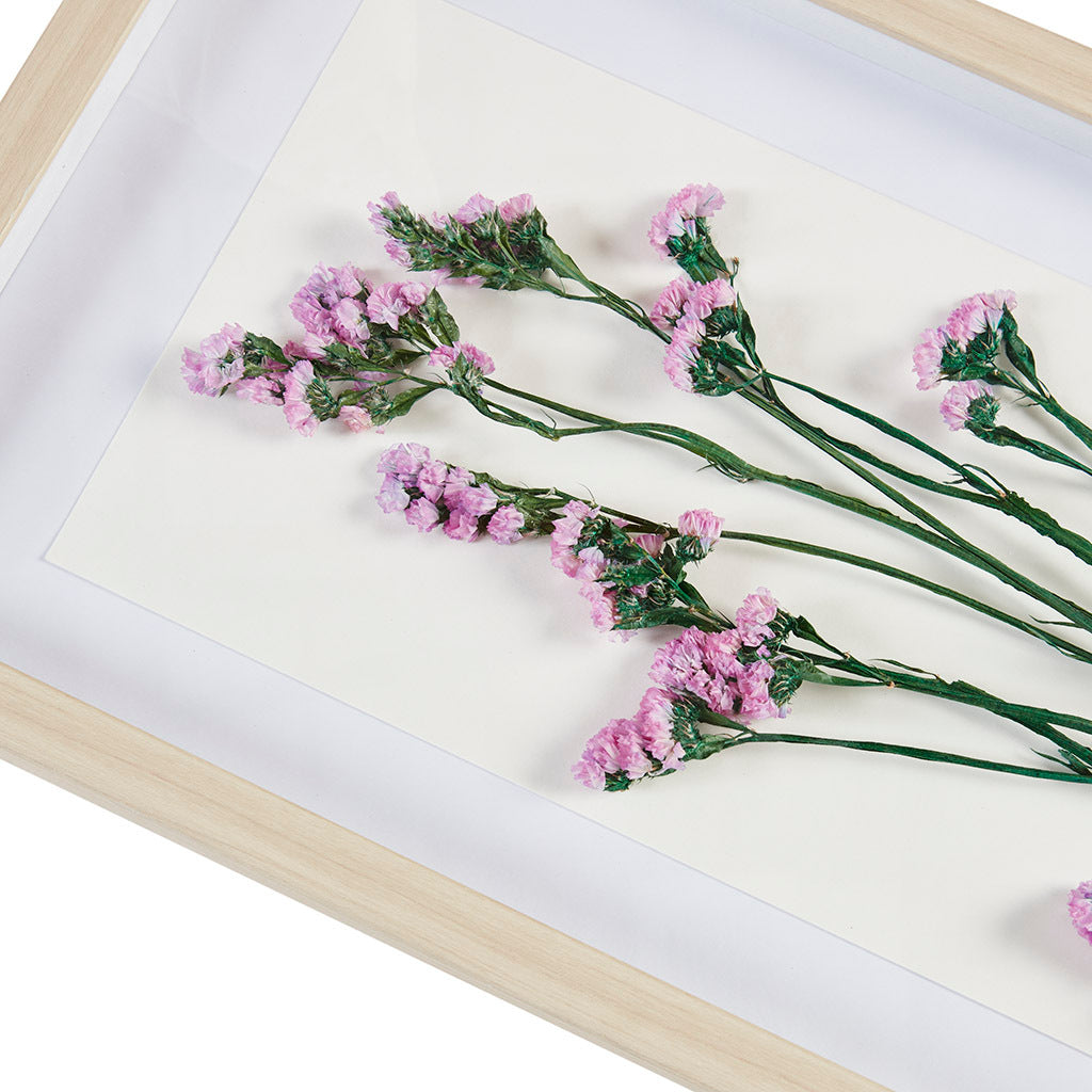 Dried Flower 2 Piece Shadow Box Wall Decor Set Multi Mdf