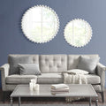 Beaded Round Wall Mirror 36