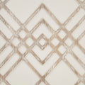 Two Tone Overlapping Geometric Wood Panel Wall Decor Natural White Wood