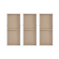 Gold Foil Abstract 3 Piece Canvas Wall Art Set Taupe Mdf