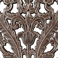 Distressed Carved Wood 2 Piece Wall Decor Set Bronze Mdf