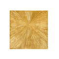 Hand Painted Dimensional Resin Wall Art Gold Mdf