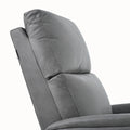 Electric Power Recliner Chair, Reclining Chair For Bedroom Living Room,Small Recliners Home Theater Seating, With Usb Ports,Recliner For Small Space,Dark Gray Light Brown Wood Primary Living Space Heavy Duty Rubberwood Dark Gray Polyester Power Push