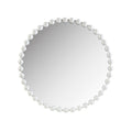 Beaded Round Wall Mirror 36