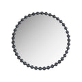 Beaded Round Wall Mirror 36