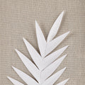 Framed Rice Paper Palm Leaves 3 Piece Shadowbox Wall Decor Set Off White Mdf