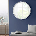 Beaded Round Wall Mirror 36