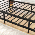 Metal Daybed Frame Twin Size Platform With Trundleno Box Spring Needed Black Box Spring Not Required Twin Black Metal Bedroom Metal
