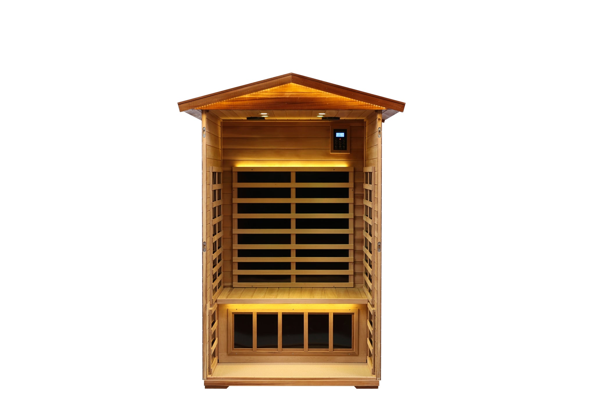 Two Person Far Infrared Outdoor Sauna - Natural