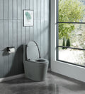 Slate Gray Elegance Toilet Lid Cover 23t01 Lgp04