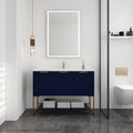 48 Inch Freestanding Bathroom Vanity With Resin navy blue-freestanding-plywood