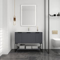 48 Inch Freestanding Bathroom Vanity With Resin 1-rock grey-2-bathroom-freestanding-plywood