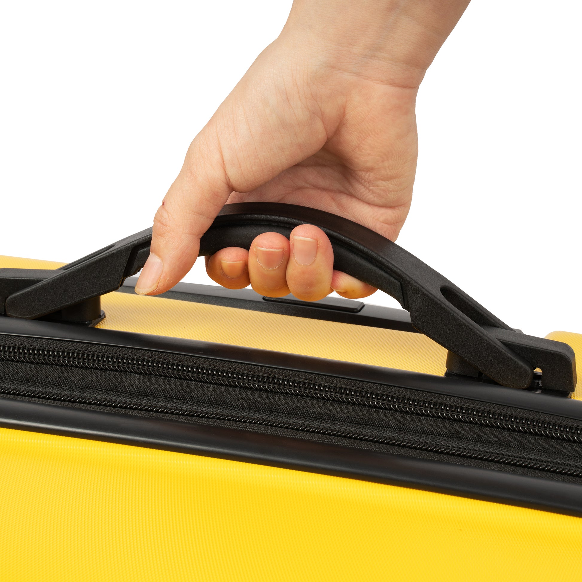 Luggage With Tsa Lock Spinner Wheels Hardside Expandable Luggage Travel Suitcase Check In Luggage Abs 28" Yellow Abs