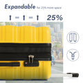 Luggage With Tsa Lock Spinner Wheels Hardside Expandable Luggage Travel Suitcase Check In Luggage Abs 24