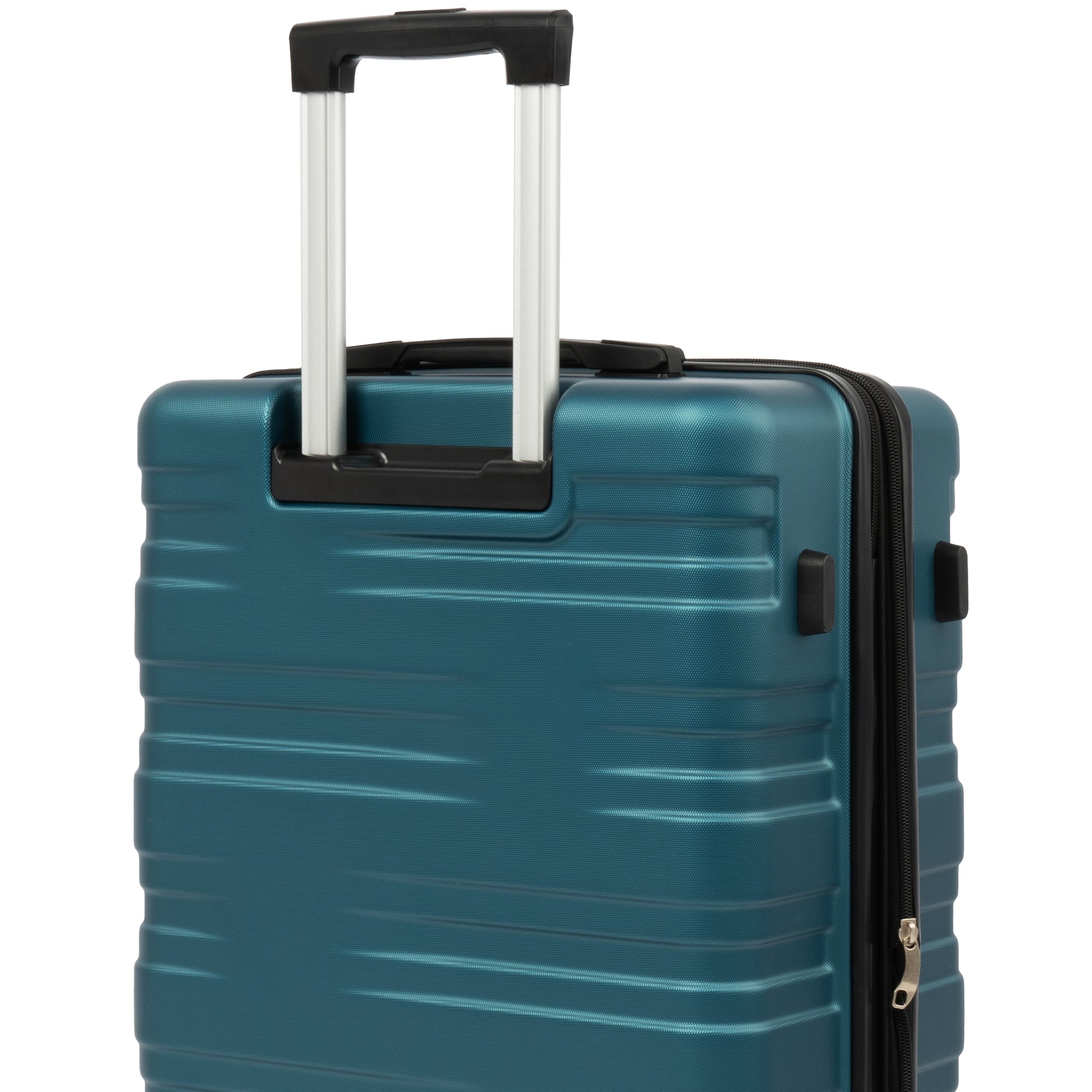 Luggage With Tsa Lock Spinner Wheels Hardside Expandable Luggage Travel Suitcase Check In Luggage Abs 24" Antique Blue Green Abs