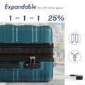 Luggage With Tsa Lock Spinner Wheels Hardside Expandable Luggage Travel Suitcase Check In Luggage Abs 24