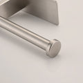 Toilet Paper Holder Self Adhesive, Stainless Steel Rustproof Adhesive Toilet Roll Holder No Drilling Brushed Nickel Stainless Steel