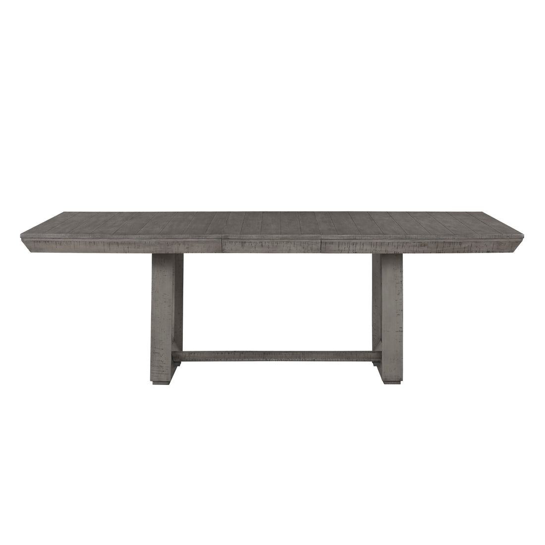 Modern Rustic Design Gray Finish 1Pc Dining Table With Separate Extension Leaf Casual Dining Room Furniture Gray Dining Room Modern Wood