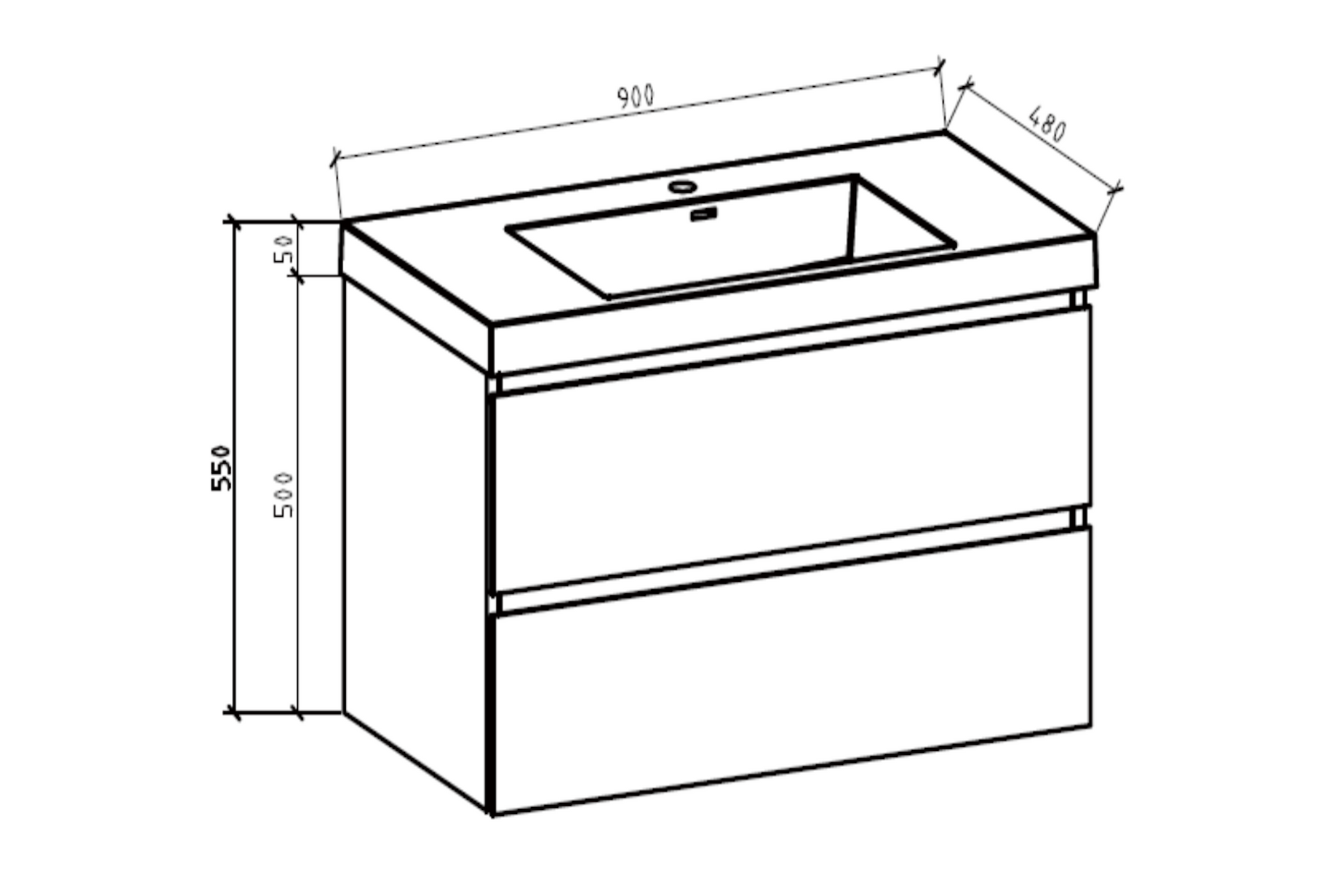 36'' Wall Hung Bathroom Vanity In Rose Wood With White Top 24Vangela 36 6102 Oak Mdf