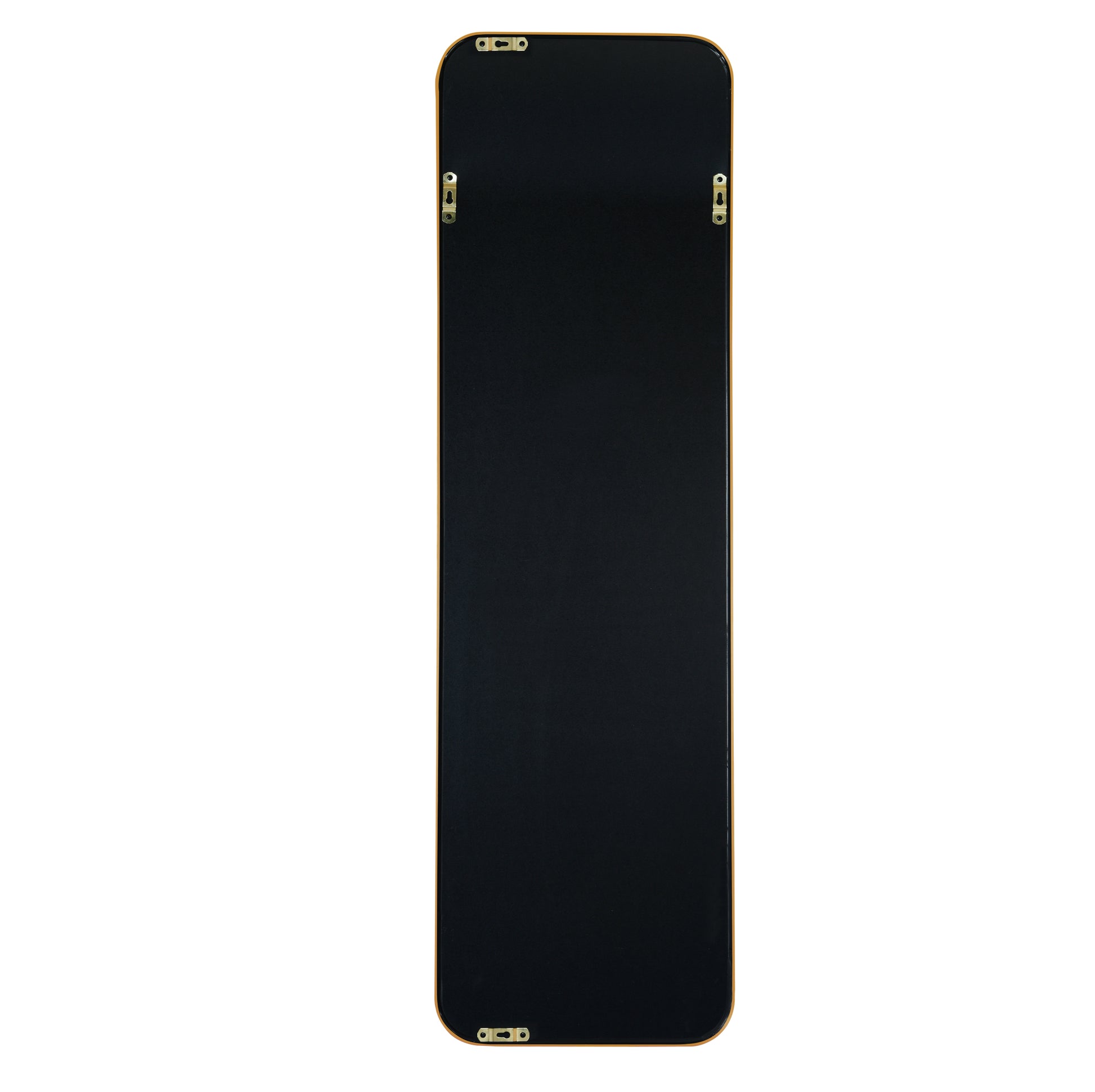 Gold 47 x 14IN Door mirror gold-modern-mdf+glass-aluminium alloy