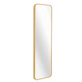 Gold 47 x 14IN Door mirror gold-modern-mdf+glass-aluminium alloy