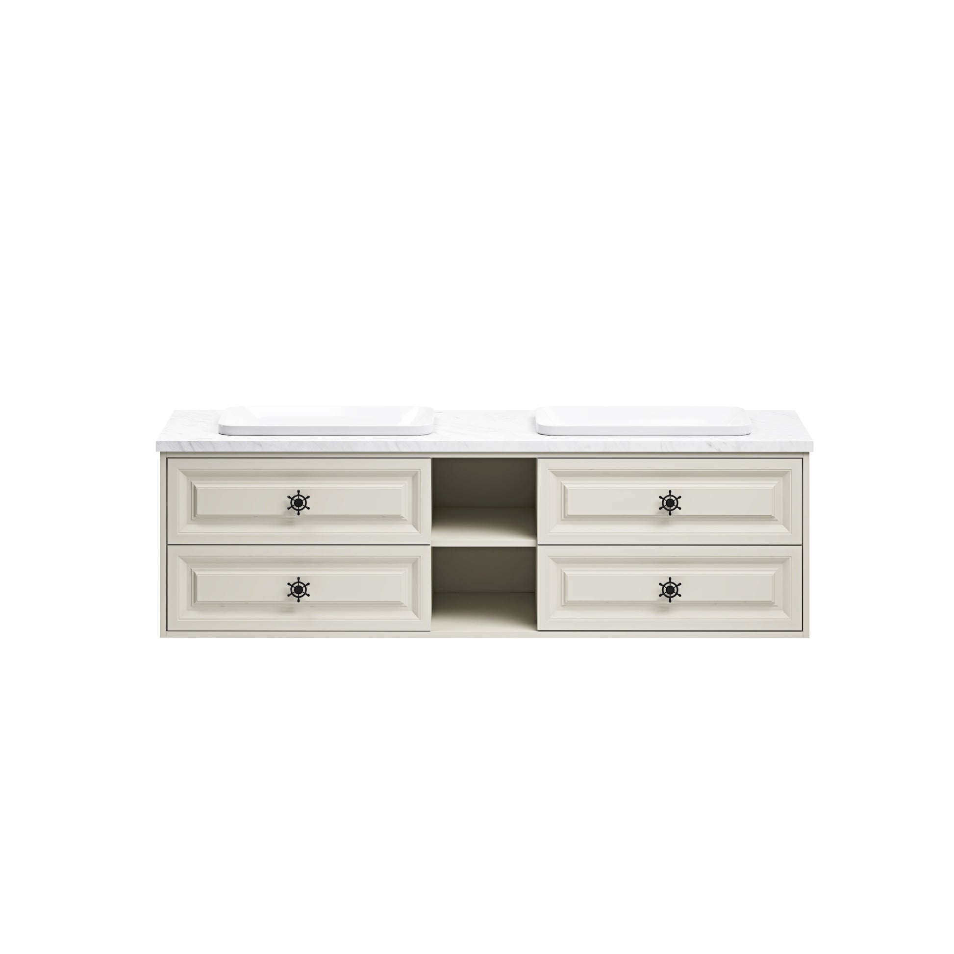 White Engineering Stone White Rectangular Double Sink Dressing Table Without Sinkmanufactured Stone Khaki Engineered Stone