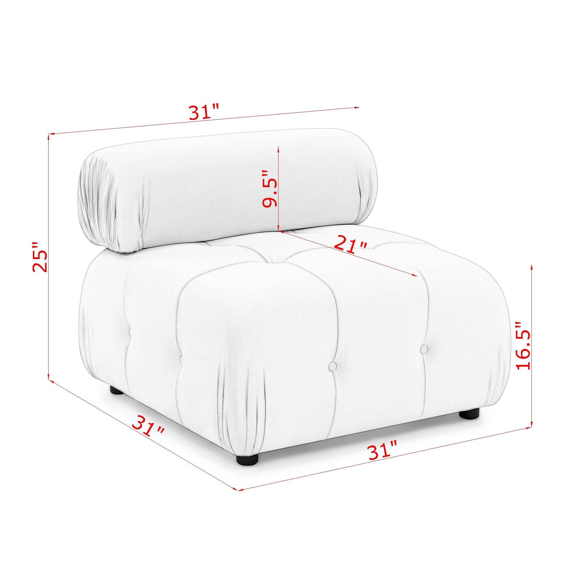 Modular Sectional Sofa, Button Tufted Designed And Diy Combination,L Shaped Couch With Reversible Ottoman, Black Velvet Black Velvet Wood Soft Tight Back Eucalyptus Pillow Top Arms Foam Spring
