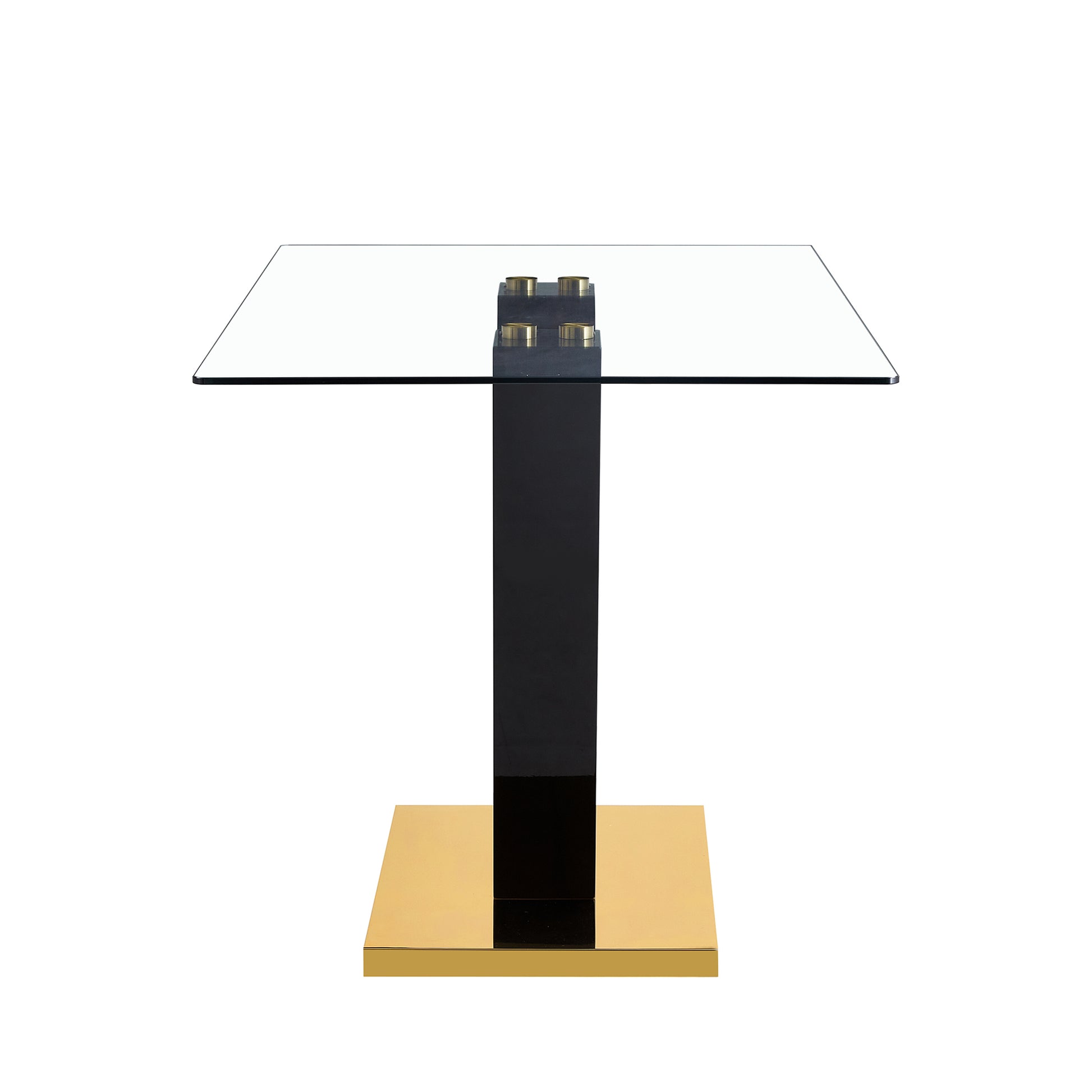 Large Modern Minimalist Rectangular Glass Dining Table For 6 8 With 0.4" Tempered Glass Tabletop And Mdf Slab V Shaped Bracket,For Kitchen Dining Living Meeting Room Banquet Hall F V Transparent Glass