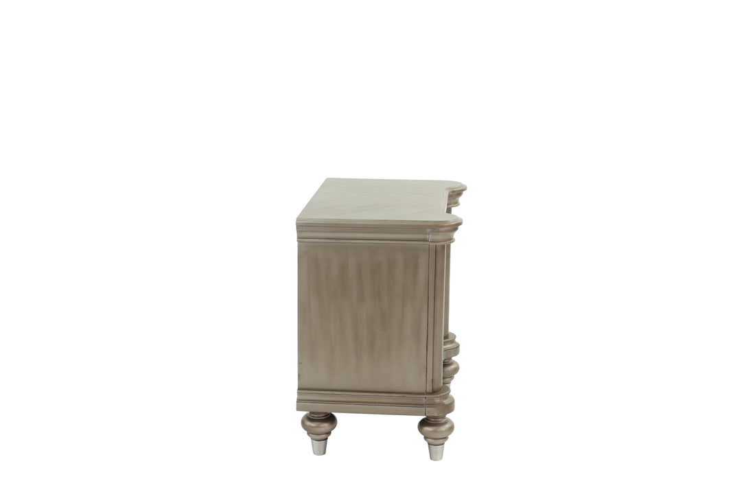 Nightstand In Champagne Champagne Wood