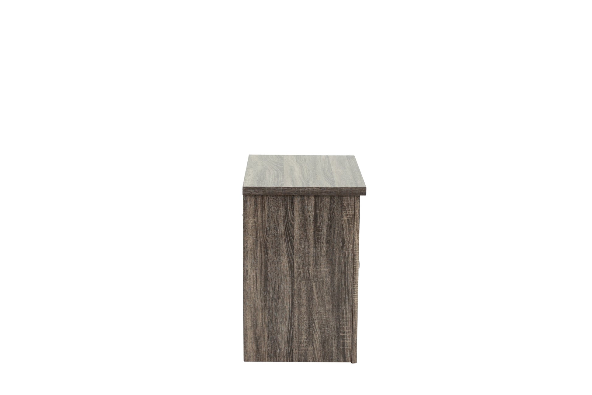 Nightstand In Gray Oak Brown Gray Wood