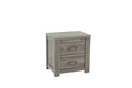 Nightstand In Light Gray Oak Light Gray Wood