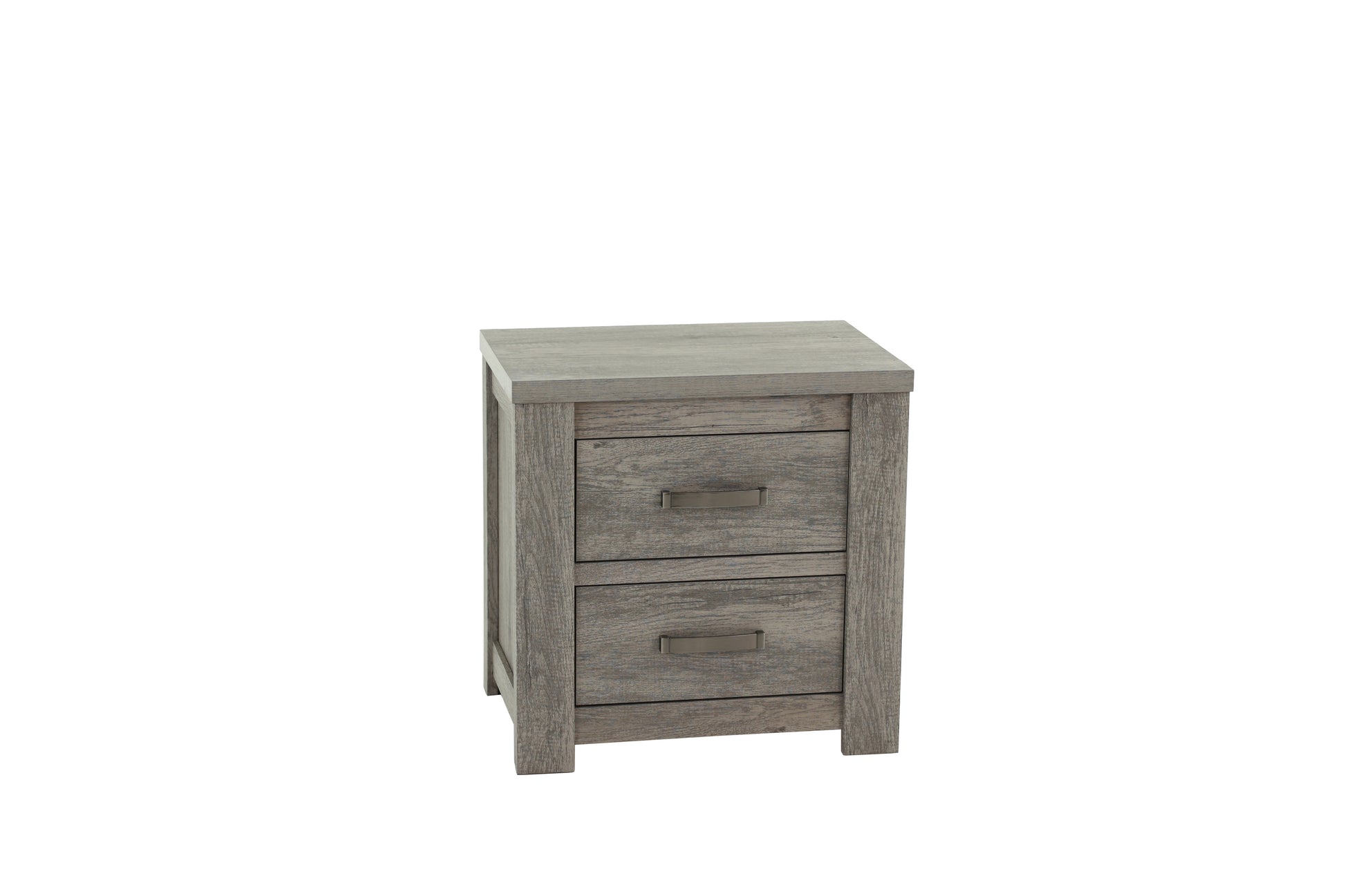 Nightstand In Light Gray Oak Light Gray Wood