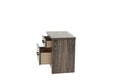 Nightstand In Gray Oak Brown Gray Wood