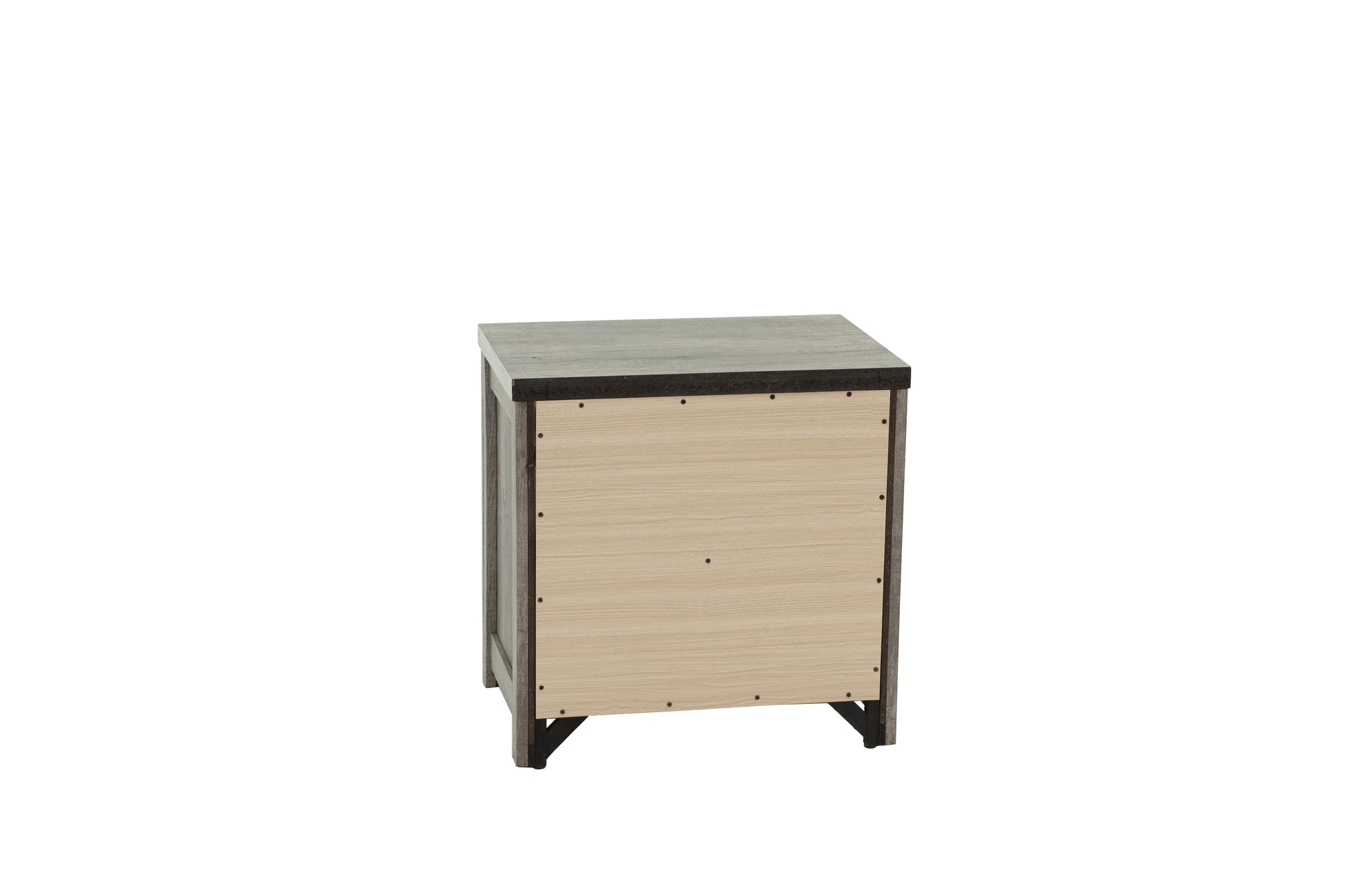 Nightstand In Light Gray Oak Light Gray Wood