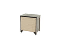 Nightstand In Light Gray Oak Light Gray Wood